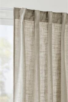 Gordijn Dante - 140x280 Cm (1 Stuk) - Polyester - Taupe