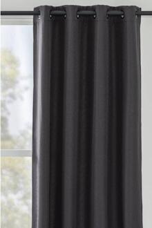 Gordijn Dion - Antraciet - 140x280 Cm (1 Stuk) - Polyester - Grijs