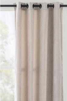 Gordijn Indy - Zand - 140x280 Cm (1 Stuk) - Polyester - Beige