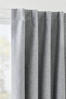 Gordijn Lana - Licht - 135x280 Cm (1 Stuk) - Polyester - Grijs