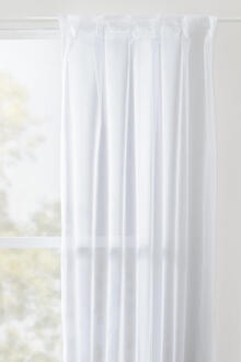 Gordijn Lisa - 280x140 Cm (1 Stuk) - Polyester - Wit