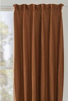 Gordijn Luca - 140x280 Cm (1 Stuk) - Polyester - Bruin