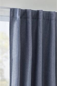 Gordijn Miran - 140x280 Cm (1 Stuk) - Polyester - Blauw