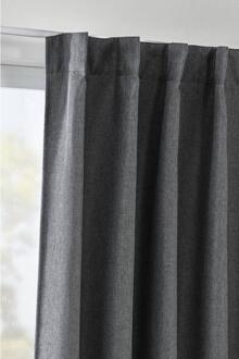 Gordijn Miran - Donker - 140x280 Cm (1 Stuk) - Polyester - Grijs