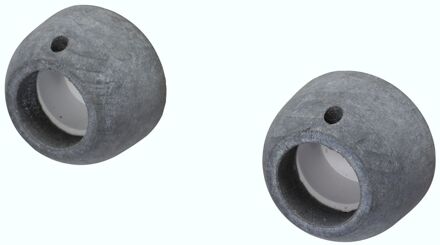 Gordijn Ophangsteunen Idd Grijs 28mm