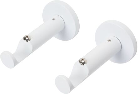 Gordijn Oplegsteunen Wit Hoogglans 20mm