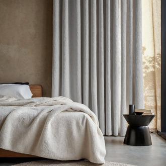 Gordijnen Bouclé - Haken Of Ringen 250x150 Cm - - Dekbed-Discounter.nl