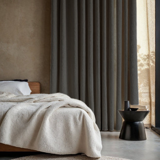 Gordijnen Bouclé - Haken Of Ringen 250x150 Cm - - Dekbed-Discounter.nl