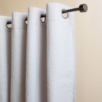 Gordijnen Bouclé - Haken Of Ringen - Off-White 250x150 Cm - - Dekbed-Discounter.nl Wit - 150 x 250 cm