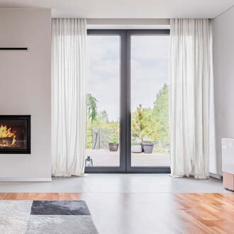 Gordijnen In Between - Haken Of Ringen 250x300 Cm - - Dekbed-Discounter.nl Off White - 300 x 250 cm