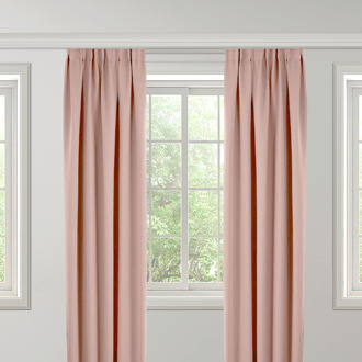 Gordijnen Verduisterend & Isolerend - Haken Of Ringen 250x300 Cm - - Dekbed-Discounter.nl Oud Roze - 300 x 250 cm