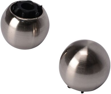 Gordijnknop Sphere Rvs 20mm - 2 Stuks