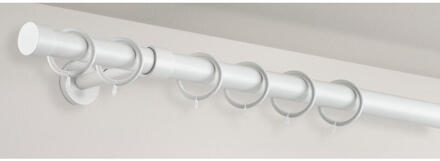 Gordijnroede 120cm - - Ø28mm (2016367) - Metaal - Wit