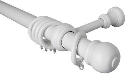 Gordijnroede Set Oslo Wit 150cmx35mm