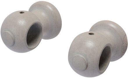 Gordijnroede Steunen Apollo Taupe 28mm 2 Stuks