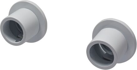 Gordijnroede Steunen Idd Strak Mat Wit 28mm - 2 Stuks