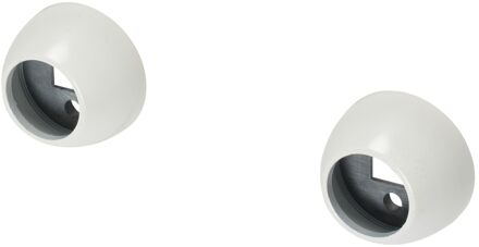 Gordijnroede Steunen Idd Wit 20mm - 2 Stuks
