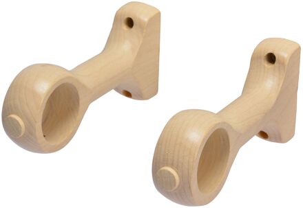 Gordijnroede Steunen Mono Gm Beuk 35mm 2 Stuks