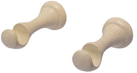 Gordijnroede Steunen Open Beuk 20mm 2 Stuks