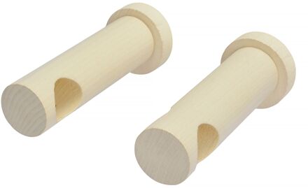 Gordijnroede Steunen Plafond Beuk 28mm 2 Stuks