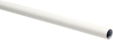 Gordijnroede Wit Hoogglans 200cm 20mm