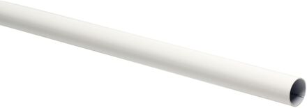 Gordijnroede Wit Hoogglans 240cm 20mm