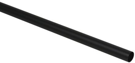 Gordijnroede Zwart 160cm 28mm