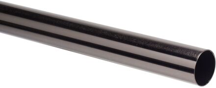 Gordijnroede Zwart Nikkel 240cm 28mm