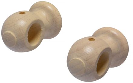 Gordijnsteun Apollo Beuken 20mm 2 Stuks