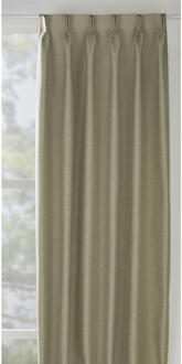 Gordijnstof Nox Verduisterend - Polyester/Acryl/Nylon/Gerecycled Kunststof - Groen - B150 Cm