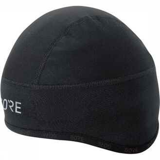 Gore Wear C3 Windstopper Helmmuts, black Hoofdomtrek 60-64cm