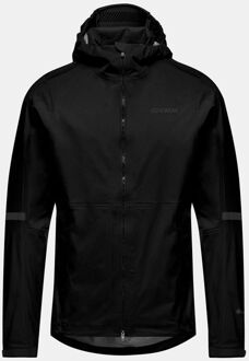 Gore Wear Lupra Gore-Tex Hooded Hardshell Fietsjas Zwart - M