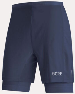 Gore Wear R5 2in1 Shorts - Korte broeken Orbit Blue - L