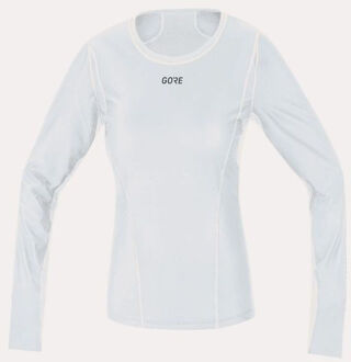 Gore Wear Womens Windstopper Thermo Long Sleeve Base Layer - Onderkleding light grey/white - Extra Large