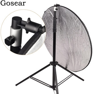 Gosear Aluminium Foto Video Studio Fotografie Achtergrond Houder Reflector Houder Softbox Disc Clip voor Light Stand 55x73mm