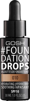 Gosh #Foundation Drops Moisturizing And Smoothing Face Primer 010 Tan 30Ml