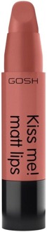 Gosh Lipstick GOSH Kiss Me! Matt Lips 008 Natural Kiss 2 g