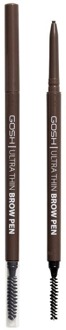 Gosh Wenkbrauw Potlood GOSH Ultra Thin Brow Pen 003 Dark Brown 1 st