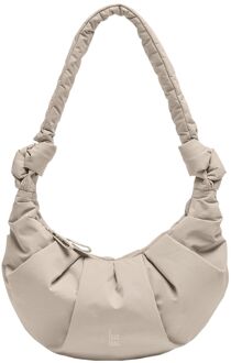 GOT BAG Pleat Moon Bag Small scallop damestas Beige - H 23 x B 34 x D 10 cm