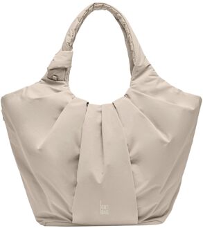 GOT BAG Pleat Tote Bag scallop damestas Beige - H 32 x B 50 x D 18 cm