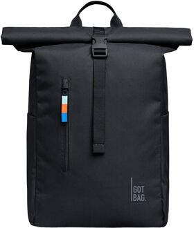 GOT BAG Rolltop Easy black rugzak Zwart - H 42 x B 30 x D 15 cm