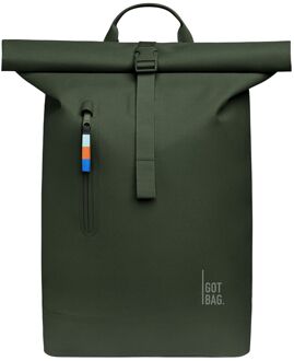 GOT BAG Rolltop Lite 2.0 algae schooltas Groen - H 44 x B 40 x D 14.5 cm
