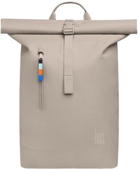 GOT BAG Rolltop Lite 2.0 scallop schooltas Zand - H 44 x B 40 x D 14.5 cm
