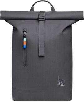 GOT BAG Rolltop Lite 2.0 shark schooltas Zwart - H 44 x B 40 x D 14.5 cm