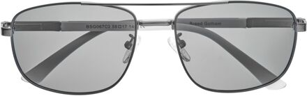 Gotham gepolariseerde zonnebril Zwart en zilver