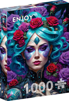 Gothic Flowers Portrait Puzzel (1000 stukjes)