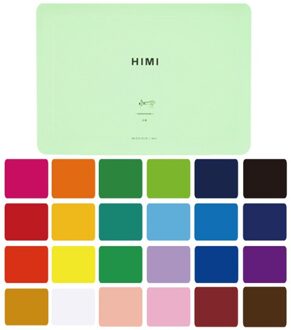 Gouache Set 18/24 Levendige Kleuren Unieke Jelly Cup Niet Giftig Schildert Met Draagbare Case Palet Gouache 24 gn