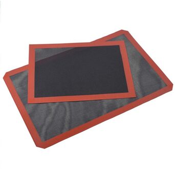 Goud Bakken Premium Non-stick Siliconen Bakken Mat Voor Brood Oven Liner Geperforeerde Dampende Mesh Pad Full Size Koken vel 40x30cm