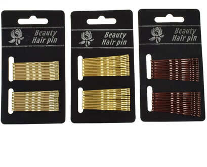 Goud/Grijs/Bruin Wave Haar Pin Haar Styling Sieraden Bobby Pin Clip Haarspeld Voor Vrouwen Haar Accessoires Bijoux cheveux