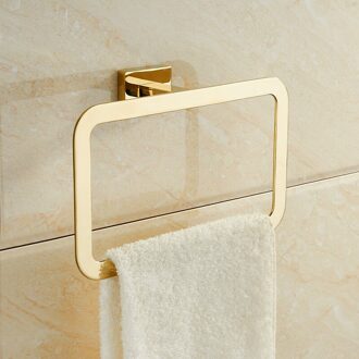 Goud Handdoek Ranger, Handdoekhouder, Handdoekenrek, Papier Houder, Handdoek Ring Handdoek Bar, handdoek Bar,Robe Haak Badkamer Accessoire Set ZM222 Towel ring